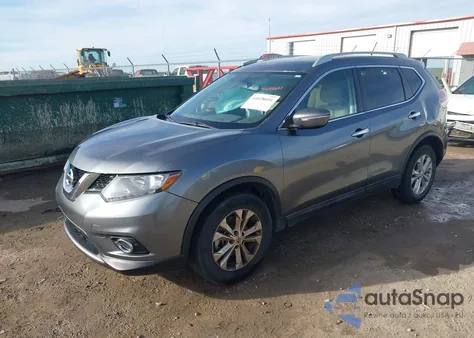 2015 Nissan Rogue Sv из США, поврежденный, VIN 5N1AT2ML3FC855368